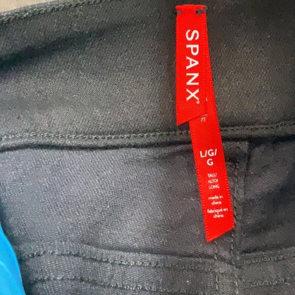 Spanx Black Kick Flare Dress Pants Size L - Picture 5 of 6